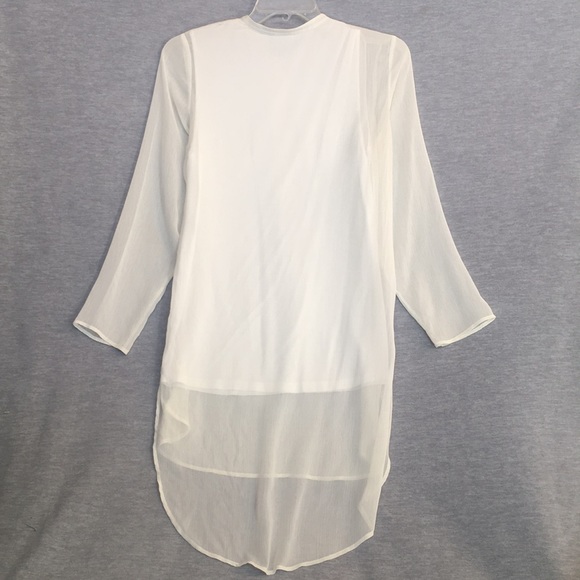 SOFT SURROUNDINGS Cool Comfy Gauzy Leisure Lounge Summer Long Line Oversized Top - Picture 11 of 15